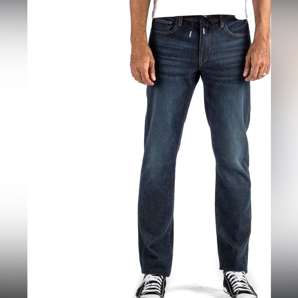 COPY - HIROSHI KATO Denim x Knit DENIT The Pen Slim fit - Dark Wash size 30